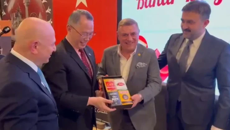 Ankara’da Tayvan heyetine Rize Çayı hediyesi