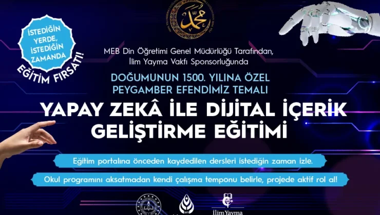 Milli Eğitim Bakanlığı’ndan ücretsiz yapay zeka eğitimi