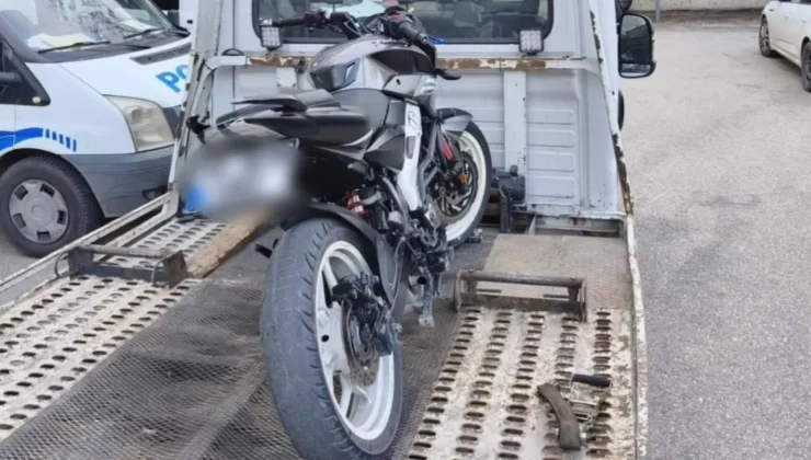 “Dur” ihtarına uymayan motosikletliye 285 bin lira ceza
